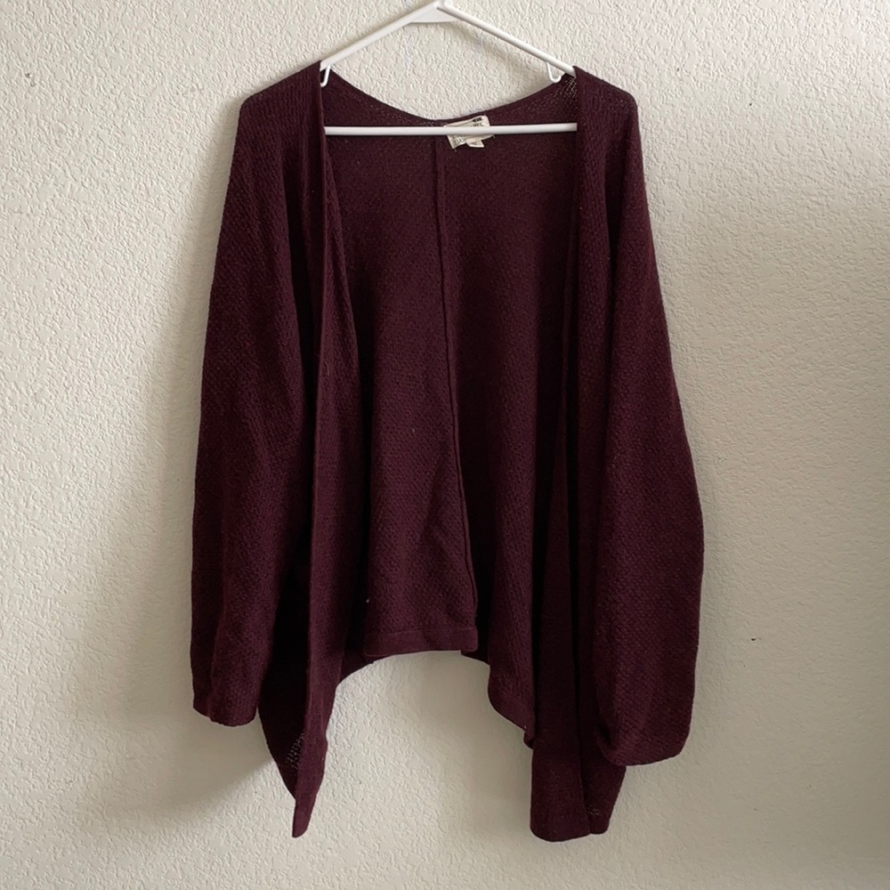 Women’s L.A. Hearts Maroon Cardigan